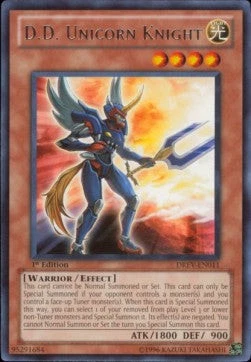 YuGiOh D.D. Unicorn Knight DREV-EN011 Rare Englisch NM 1st - Bild 1 von 2