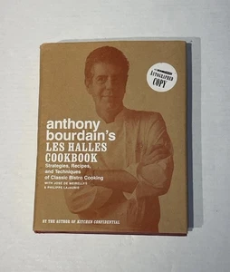 Les Halles Cookbook SIGNED by Anthony Bourdain 2004, 1st Edition 1st Print HCDJ - Picture 1 of 20