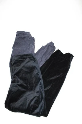 Pantalones de terciopelo cargo de pierna recta J Brand J Crew para mujer azul marino talla 8 29 lote 2 Foto 1 de 4
