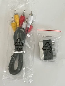 RCA audio/video cable and SCART adapter NEW - Picture 1 of 3