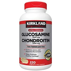 Kirkland Signature Extra Strength Glucosamine / Chondroitin 220 Tablets Each - Picture 1 of 3