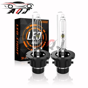 Pair 35W White Bright D2S D2R D2C 6000K HID Xenon Bulbs Headlight Replacement - Picture 1 of 12