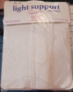 Vintage leichte Stützstrumpfhose cremeweiß elfenbein seidig weich Medium neu - Bild 1 von 1