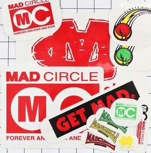 Vintage Mad Circle Skate Skateboard Sticker Aufkleber, NEU NOS, Ihre Wahl - Bild 1 von 13