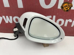 2015-2024 PORSCHE MACAN RIGHT SIDE DOOR REAR VIEW MIRROR W/ BLIND SPOT WHITE OEM - Picture 1 of 13