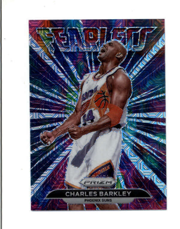 CHARLES BARKLEY 2021/22 PANINI PRIZM #19 FEARLESS MOJO PRIZM #19/25 (RARE) S5802