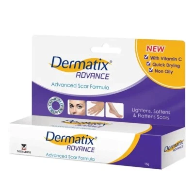 DERMATIX ( Exp 01/2027)    ADVANCE Scar Formula 15G  - Image 1 of 4