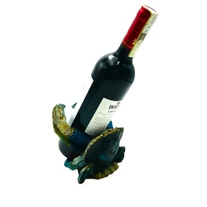 Beachcombers Steamed Blue Crab Wine Bottle Holder Stand - Picture 1 of 19