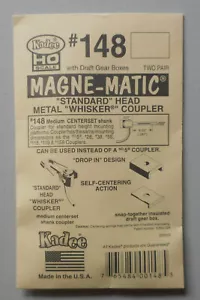 HO Schnurrbart Kupplung Metall Medium 9/32" Mittelschaft Schaft Kadee 148 Zug Eisenbahn - Bild 1 von 2