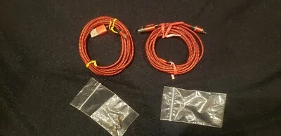 TOPK 3in1 Magnetic Strong Braided Charging Cable Micro USB Type-C IOS 6.5' - Image 1 of 3