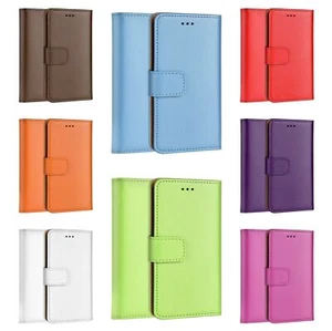 Luxus Echt Leder Brieftasche Etui mit Kartenfach Cover für Apple iPhone 16e - Bild 1 von 37