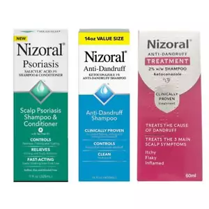 Nizoral Anti-Dandruff Shampoo, Treats and Prevents Dandruff 2 /11/ 14.OZ ь^ N2E2 - Picture 1 of 12