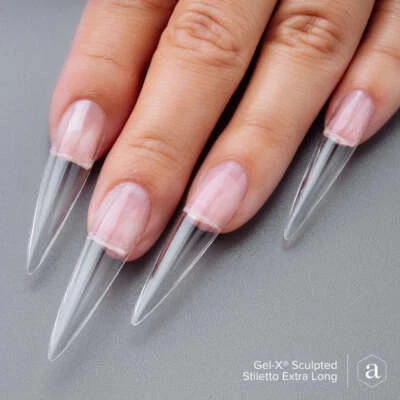 Apres Nail Gel-X Sculpted Stiletto Extra Long XL Box of Tips | 420 Gel-X Tips - Image 1 of 3
