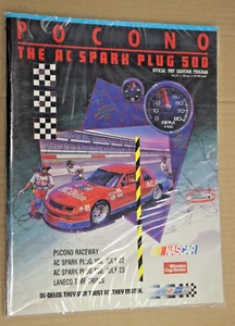 1989 AC Spark Plug 500 at Pocono Raceway NASCAR Program - July 23, 1989 - Picture 1 of 2