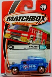 Matchbox 2001 PULL OVER! Hummer 48/75