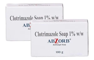 2x Abzorb bathing Bar Soap - 100 gm Free Shipping - Picture 1 of 5