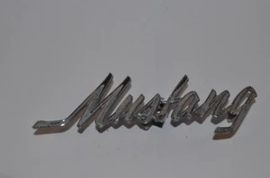 1969-1973 Mustang Mach 1 GT Grande Boss 302 Cobra Jet Front Fender emblema de escritura - Imagen 1 de 13