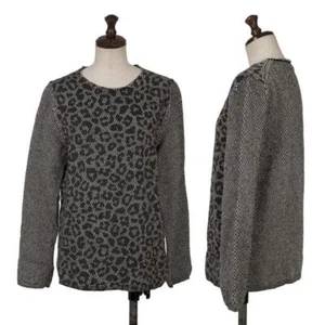 COMME des GARCONS Leopard Printed Knit Sweater Size S(K-149643) - Picture 1 of 12