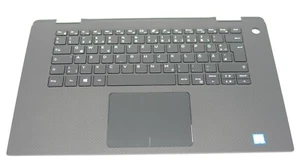 Original Dell XPS 9575 Palmrest + Touchpad + German Backlit Keyboard - 8NYCG - Afbeelding 1 van 7