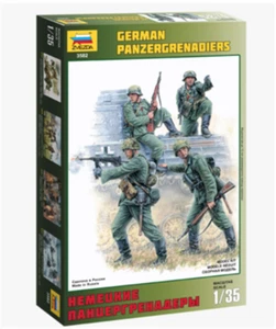 ALEMÁN PANZERGRENADIERS 1/35 Soldados Figuras Modelo Kit ZVEZDA - Imagen 1 de 1