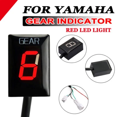 For Yamaha YZF-R1 YZF R1 1999-2008 Motorcycle Rad LED 1-6 Gear Disply Indicator - Image 1 of 4