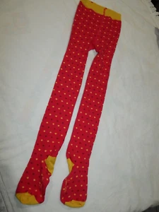 NWOT HTF Room Seven Size 110 cm 5 /5T Pink Mustard Tights - Picture 1 of 7