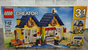 LEGO 31035 Creator Beach Hut Building Kit 286 Pcs Playset Toy Retired Set