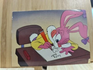 TINY TOON ADVENTURES 🏆1994 Cardz #2 BABS BUNNY Trading Card🏆FREE POST - Picture 1 of 2