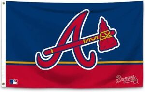 Atlanta Braves Flag Large 3x5 Banner Logo Baseball MLB  FREE SHIPPING