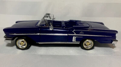 SAICO 1958 Chevy Impala convertible 1 24 scale (Blue) - Image 1 of 4