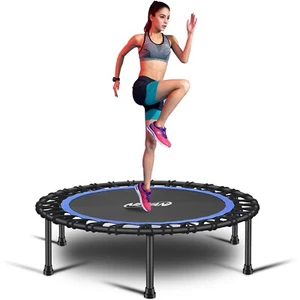 Newan 40"-48" Silent Mini Trampoline Fitness Trampoline Bungee Rebounder Jump... - Picture 1 of 9