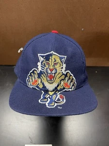 De colección Años 90 Florida Panthers Sombrero Snapback NHL Logo Grande Graffiti AJD NUEVO CON ETIQUETAS Firma - Imagen 1 de 9