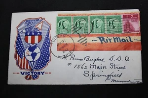 Zweiter Weltkrieg patriotisches Siegel - ""Sieg"" Luftpost, Tuscon PM - Bild 1 von 1