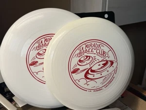 Wham-o Frisbee 2er Set 1976 La Mirada California Frisbee Clubscheiben 119G 141G - Bild 1 von 10