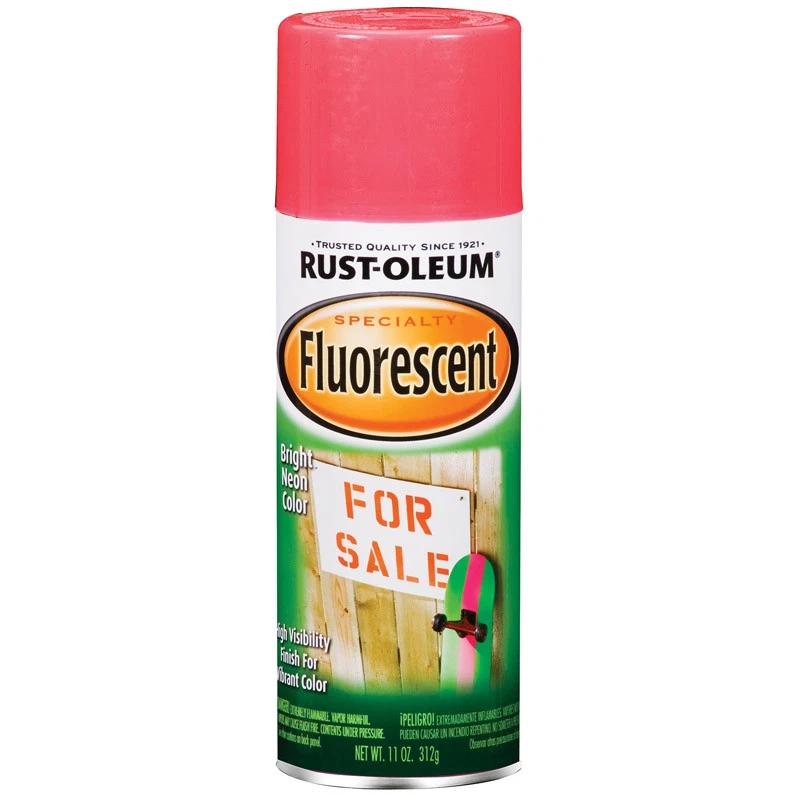 Pintura en aerosol rosa fluorescente especial Rust-Oleum 1959830 11 oz Foto 1 de 1