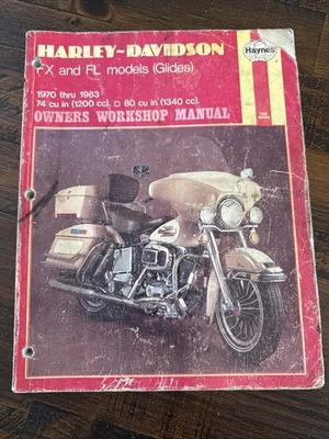Manual de taller del propietario Haynes #703 Harley-Davidson FX y FL Glides modelos 1970-83 Foto 1 de 3