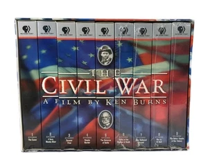 The Civil War VHS Box Set A Film by Ken Burns PBS 1990 Partially Sealed Tapes - Picture 1 of 12