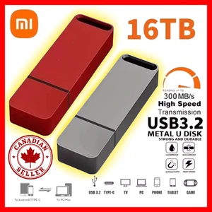 16TB 8TB USB 3.2 Flash Drive Metal High-Speed Type-C Waterproof Memory Stick - Picture 1 of 16