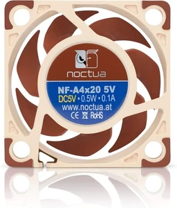 Noctua NF-A4x20 5V Premium Leiser Lüfter 3-Pin 5V Version 40x20mm braun - Bild 1 von 9