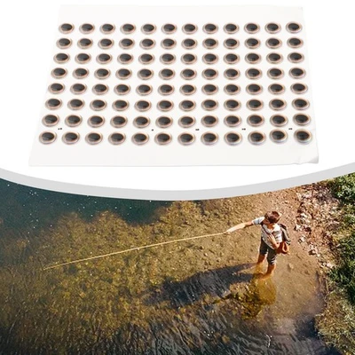 100pcs / Set Pesca Occhi for Esche Artificiali Adesivi 6/8/10/12mm Affronta - Immagine 1 di 4