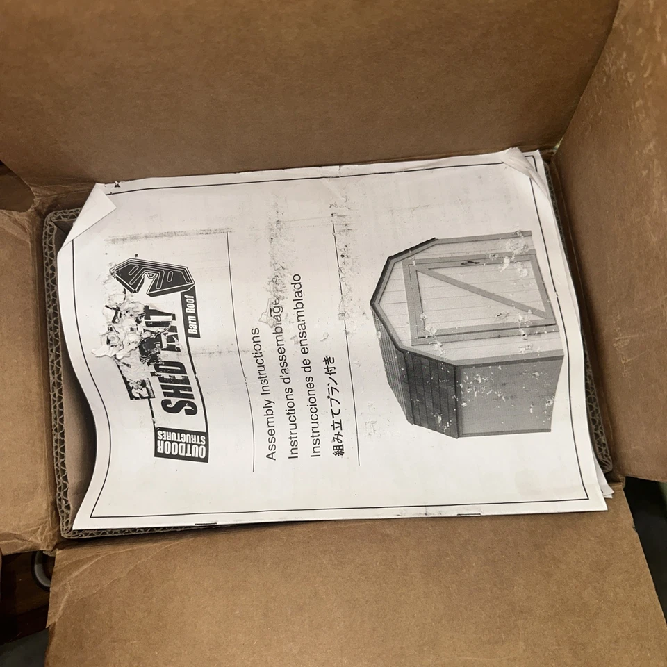 Kit de marco Hopkins Manufacturing techo almacenamiento cobertizo garaje granero hágalo usted mismo EZ 901901 MI Foto 1 de 3