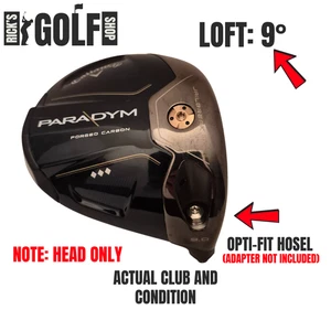 Callaway Paradym Triple Diamond 2023 Driver MRH 9 Degree HEAD ONLY - Excellent - Picture 1 of 5