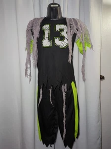 Jungen Fußball Zombie Feld Ghul Geist Halloween Kostüm Medium 8-10 - Bild 1 von 14
