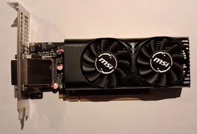 Nvidia Gigabyte GeForce GTX 1050 Ti 4GT LP - 4Gb MSI Graphics Card - HDMI/DP/DVI - Image 1 of 4