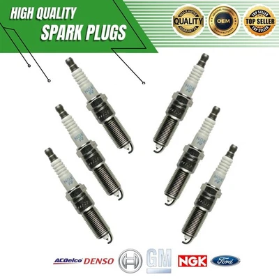 6x Bujías NGK genuinas aptas para 06-15 Mercedes-Benz G550 SLK250 Smart Fortwo 1,8 L Foto 1 de 4