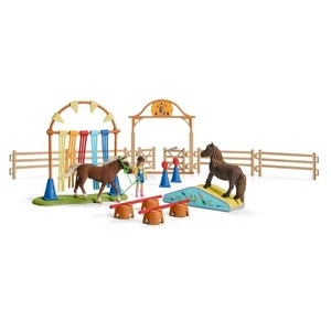 Pony Agility Training Horse Club Playset by Schleich 42481 - Picture 1 of 4