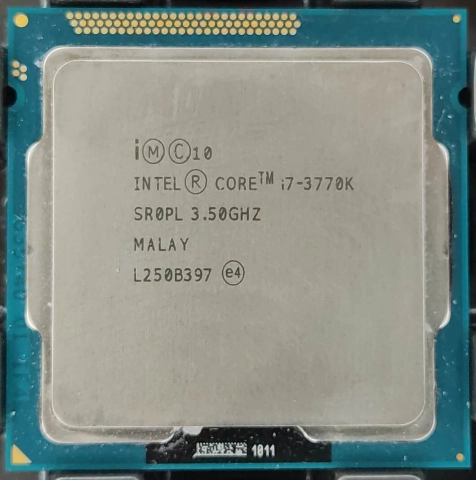 Intel SR0PL Core i7-3770K 3.5GHz LGA1155 Quad Core CPU Processor - Image 1 of 1