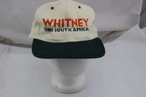 Vtg Whitney Houston White/Green One South Africa Embroidered Snapback Hat Cap - Picture 1 of 5