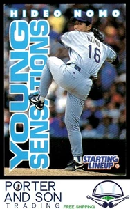 Hideo Nomo 1996 Kenner Starting Lineup Cards #527295 Dodgers Baseball Card - Picture 1 of 2
