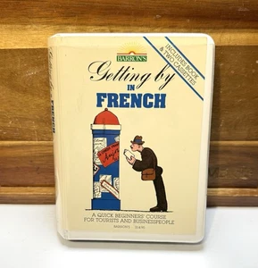 Barron's - Getting By In French A Quick Beginners Course 2 Cassettes & Book - Picture 1 of 5